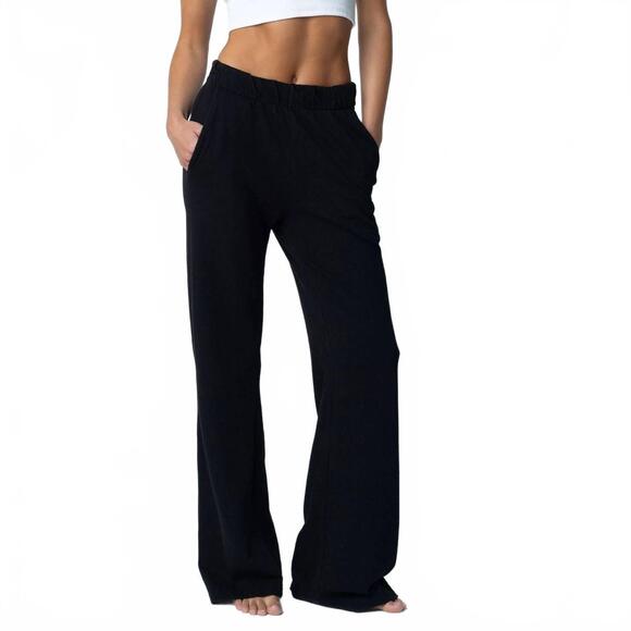 TALENTLESS Pants - NEW TALENTLESS french terry lounge pant in pitch black